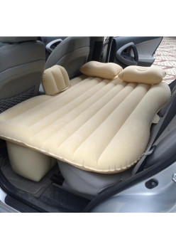 Saltea Autogonflabila pentru calatorii, 130 x 80 cm - Crem