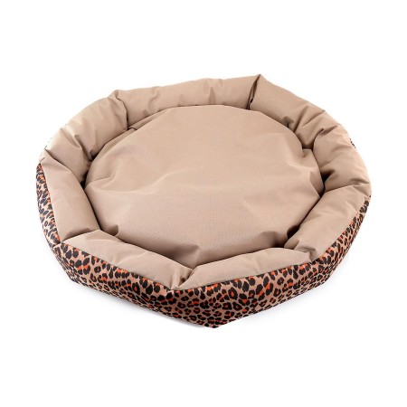 Culcus din material impermeabil pentru caine/pisica, model Animal Print, 77 cm