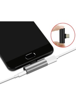Adaptor Audio pentru telefonul mobil, de la USB-C la MiniJack 3,5mm,  AVX-AK291E