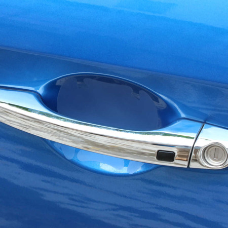 Autocolant manere usa auto protectie zgarieturi, 4 buc., Transparent 