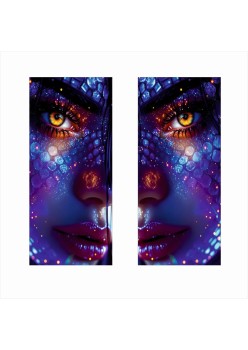 Set 2 Stickere Autoadezive pentru Stâlpi Uși Auto, Print HD OraJet EcoSolvent, 50x22 cm, Exterior