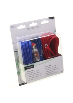 Kit cabluri pentru instalare amplificator auto, grosime 10mm²