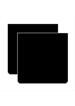 Set 2 buc. Aparatori Noroi din cauciuc (40 x 40cm)