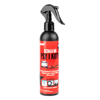 Spray Repellent Caini si Pisici, Protectie Antimarcaj pentru Roți Auto si Spatii Externe, 250ml cu Pulverizator