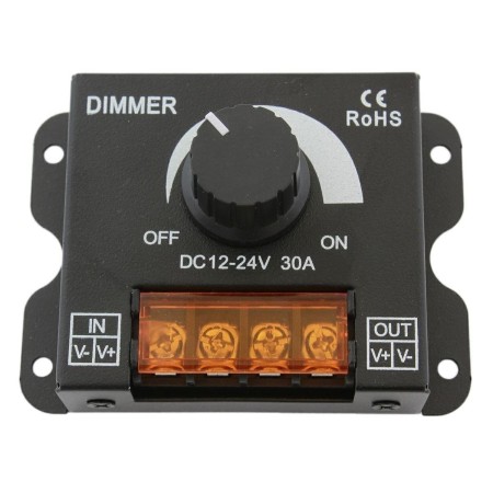 Dimmer LED cu reglaj manual, 12V - 24V, 360W - 720W, 30A