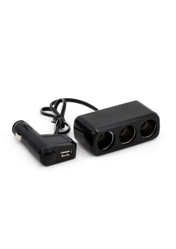 Splitter bricheta auto SOC2 3+1 USB