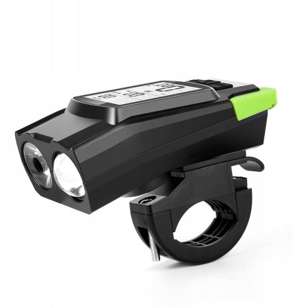Vitezometru Digital Multifuncțional pentru Bicicletă – Lumină Față-Spate, Claxon, Rezistent la Apă, Ecran LCD, 5 Moduri de Măsurare