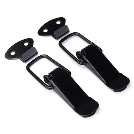 Set clipsuri pentru capota, 89 mm, culoare neagra