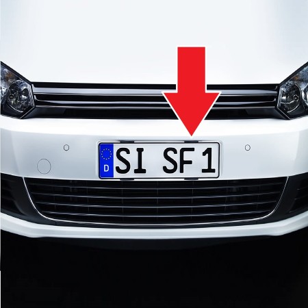 Set suporti placute inmatriculare 