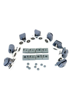 Set 24 piese reconditionare cabina de dus, culoare Gri