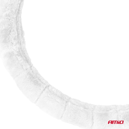 Husa volan Pufoasa, calduroasa, culoare Alba, marime M (37-39cm) AVX-AM03566