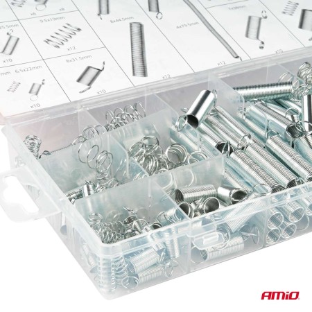 Set 200 arcuri de compresie si extensie de diferite dimensiuni pentru reparatii