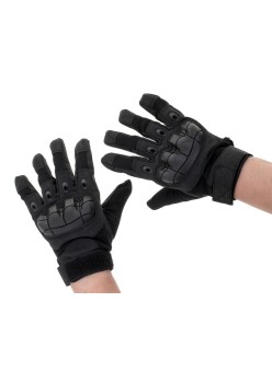 Manusi Tactice cu elemente de protectie, marime XL, cu destinatie Moto, ATV, SSV, QUAD, culoare Neagra