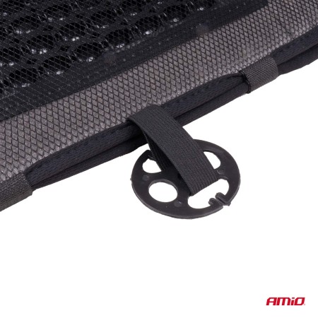 Husa scaun auto cu bile de masaj si suport lombar, dimensiuni 97 x 44 cm, culoare Neagra