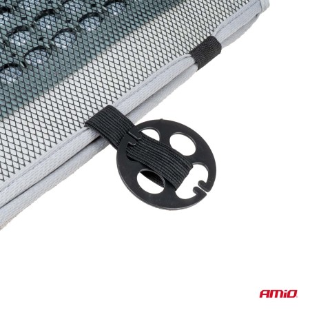 Husa scaun auto cu bile de masaj si suport lombar, dimensiuni 97 x 44 cm, culoare Gri