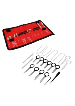 Set Profesional cu 20 chei extractoare pentru demontarea playerului/radioului auto, AVX-AG363C