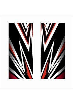 Set 2 Stickere Autoadezive pentru Stâlpi Uși Auto, Print Exterior HD, OraJet EcoSolvent, 50x22 cm
