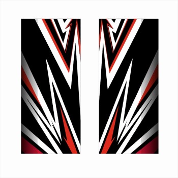 Set 2 Stickere Autoadezive pentru Stâlpi Uși Auto, Print Exterior HD, OraJet EcoSolvent, 50x22 cm
