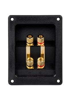 Conector boxa, forma patrata cu 4 contacte aurite, 123 x 96 mm