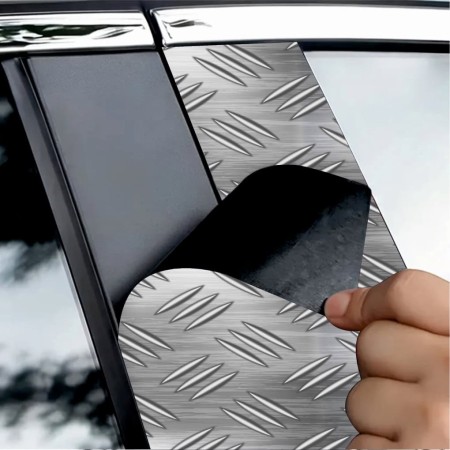 Set 2 Stickere Auto Decorative pentru Stalpi Usi – Print Autoadeziv OraJet, EcoSolvent Outdoor, 50x22 cm