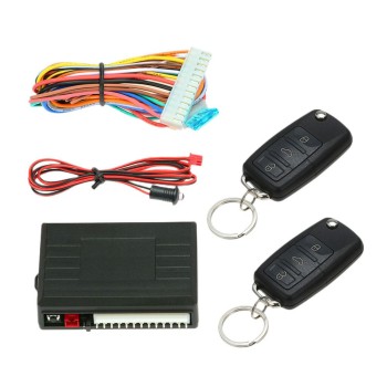 Modul Închidere Centralizată cu Telecomandă Tip VW/Skoda, Ieşire Sirenă, Ridicare Geamuri, 2 Chei Incluse
