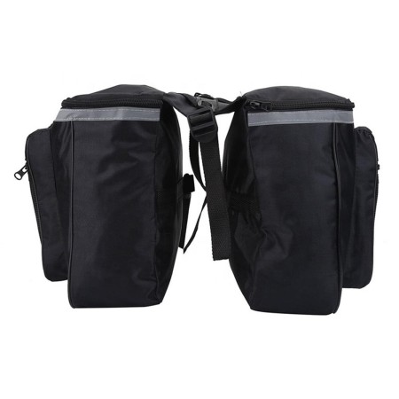 Geanta de transport negra pentru bicicleta cu 4 compartimente AVX-RW1