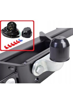 Kit Cablaj Carlig Remorca cu Priza 7 Pini – Lungime 1.5m, Universal, Cu Accesorii Montaj, Compatibil 12V