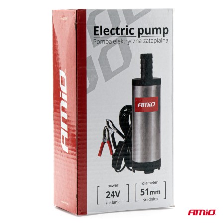 Pompa de motorina sumersibila, alimentare 24V, diametru 51mm