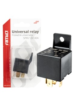Releu auto universal cu 5 pini, tensiune 12V, 40A