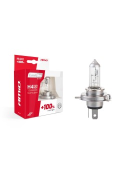 Set becuri cu halogen H4 12V 60 / 55W LumiTec SILVER + 100% DUO BOX