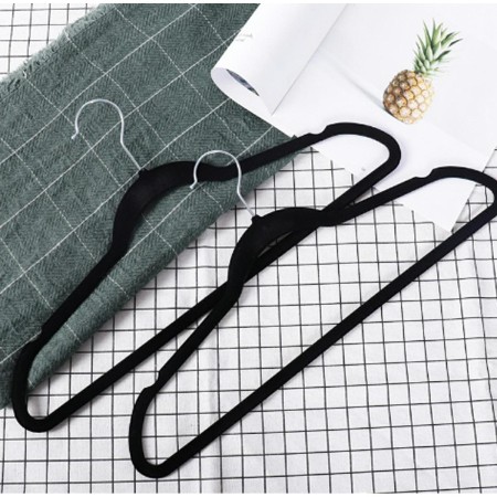 Set 20 de umerase catifelate, acoperite cu catifea moale, culoare Neagra
