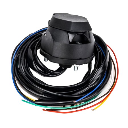 Kit Cablaj Carlig Remorca cu Priza 7 Pini – Lungime 1.5m, Universal, Cu Accesorii Montaj, Compatibil 12V