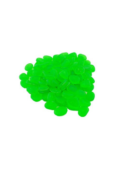 Set 100 pietre decorative fluorescente, culoare Verde, AVX-AG653B