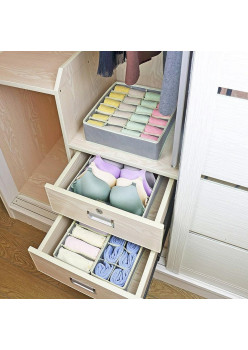 Set 4 buc. organizatoare inteligente pentru lenjerie intima, sosete, cravate, curele