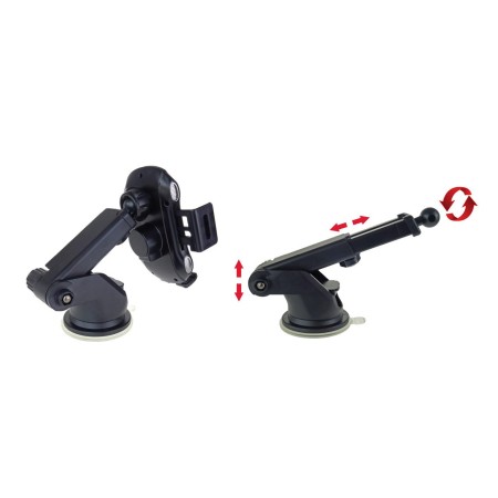 Suport auto inteligent pentru telefon cu incarcare wireless PHW-02