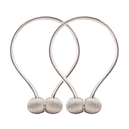 Bratara magnetica de prindere perdele/draperii, model BEIGE BALLS