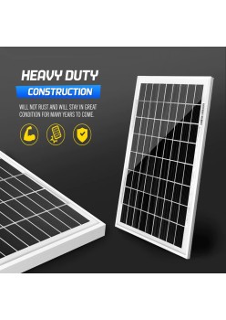 Panou Solar 30W, pentru incarcare baterii de 12V, utilizat in Calatorii, Rulote, Camping, Cabana