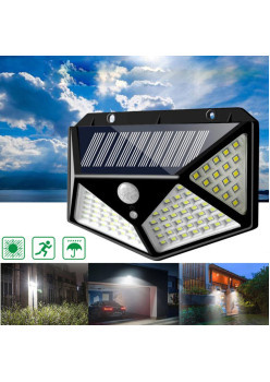 Lampa Solara LED cu senzor crepuscular si senzor de miscare