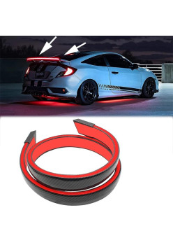 Eleron auto cu lampa stop frana suplimentara pentru autoturisme, 12V, 120cm, Carbon