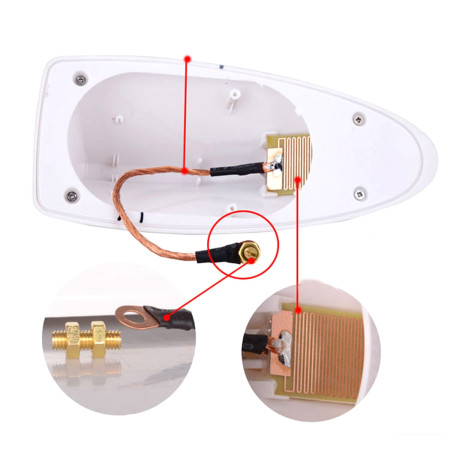 Antena auto activa AM - FM tip 