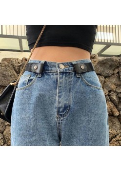 Curea pentru pantaloni, neagra, elastica, fara catarama, 60-100cm