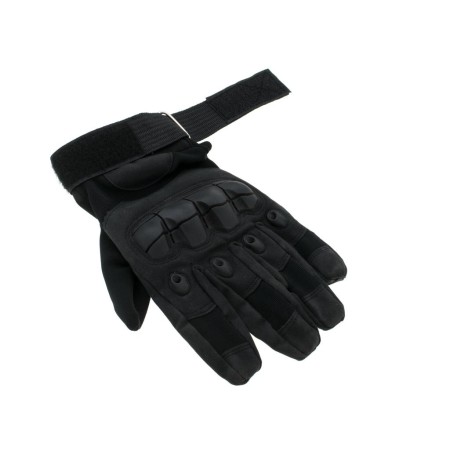 Manusi Tactice cu elemente de protectie, marime XL, cu destinatie Moto, ATV, SSV, QUAD, culoare Neagra