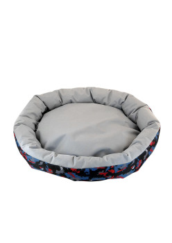 Culcus din material impermeabil pentru caine/pisica, model Camuflaj, 77 cm