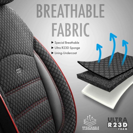 Set huse scaun auto PREMIUM, Universale, nefractionat, OTOM SPORT PLUS 102