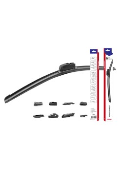Stergator parbriz FLAT cu 8 adaptoare 12 