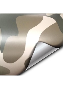 Folie colantare auto CAMUFLAJ DESERT (3m x 1,52m)