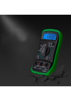 Multimetru digital cu afisaj LCD, cu carcasa de protectie antisoc