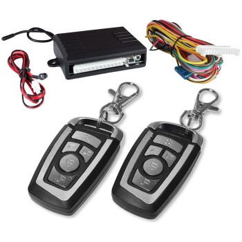 Modul Închidere Centralizată Auto cu Telecomandă Model 1252, 2 Chei cu Locaș pentru Cip, Ieșire Sirenă