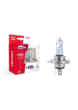 Set becuri cu halogen H4 12V 60 / 55W LumiTec LIMITED + 130% DUO BOX