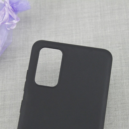Husa protectie Flippy compatibila cu Samsung Galaxy A51 4G Liquid Silicone Case Negru